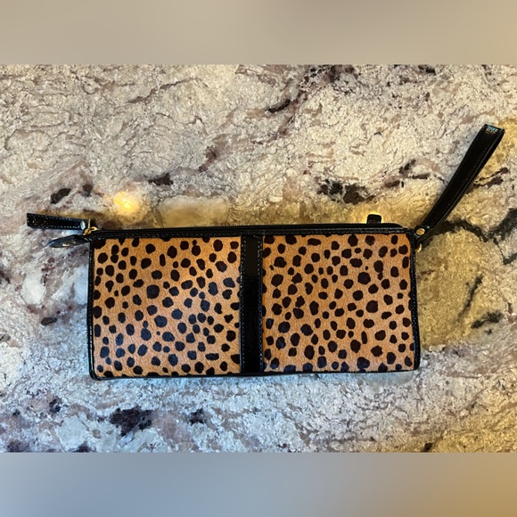 Talbots Cheetah Print Clutch - Picture 2 of 5